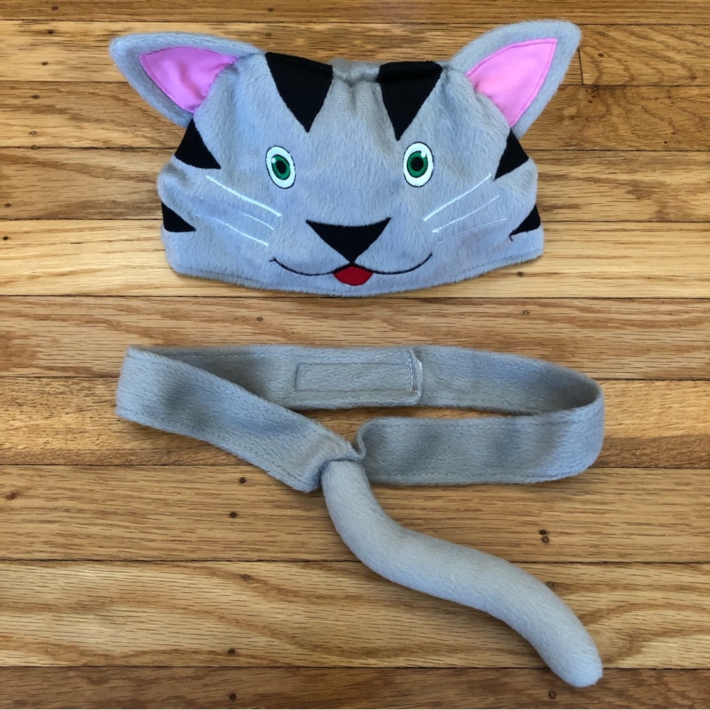 Oskar & Ellen Cat Hat and Tail Set Size 18 Months+